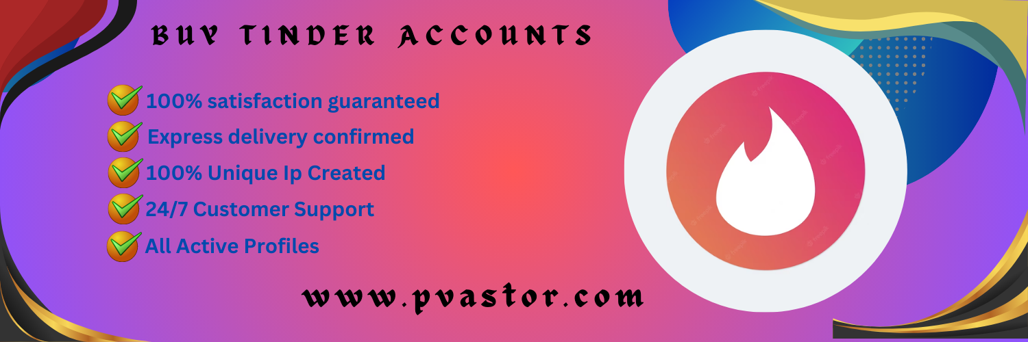 Buy Tinder pva accounts 